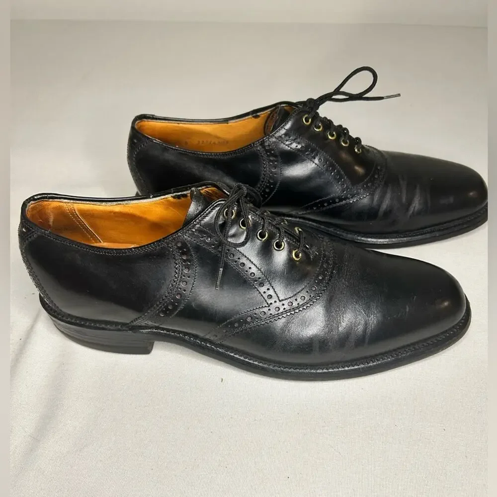 Vintage Sebago Black all leather oxford dress shoes men’s. Size 10.5